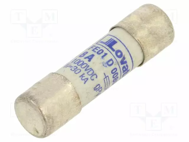 10X38MM - 8A - 1KVDC - GPV - Sulakkeet 10,3x38mm - FE01D00800 - 1