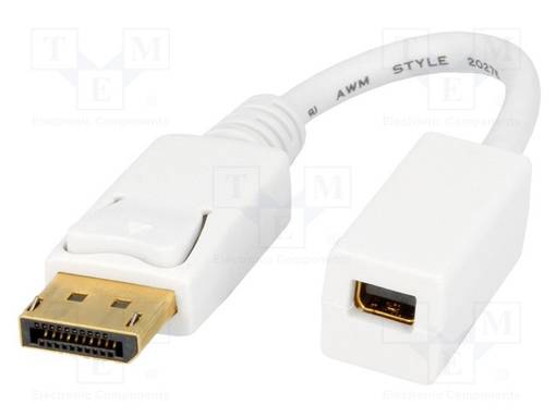 ADAPTERI - DISPLAYPORT-PISTOKE,MINI DISPLAYPORT PISTORASIA - HDMI, DVI, DisplayPort johdot - CV0040 - 1