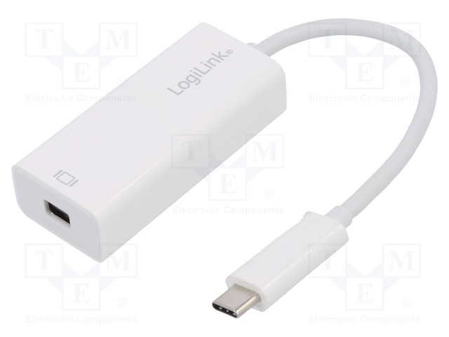 ADAPTERI - MINI DISPLAYPORT PISTORASIA,USB C PISTOKE - 0,15M - USB kaapelit ja adapterit - UA0360 - 1