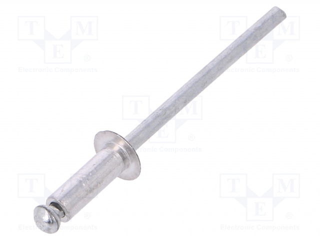 ALUMIININIITTI - NIITIN HALK: 3,2MM - NIITIN PIT: 9,6MM - 50KPL - Niitit - VOREL-70330 - 1