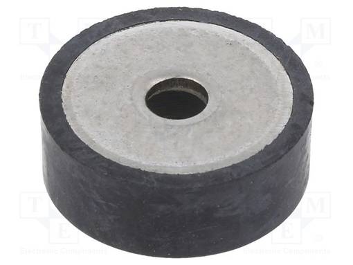 ALUSLEVY - ALUSTAN HALK: 32MM - RUOSTUMATON TERÄS - H: 4MM - RUUVATTU - Säädettävät laitejalat - GN438.5-32-4-5A70 - 1