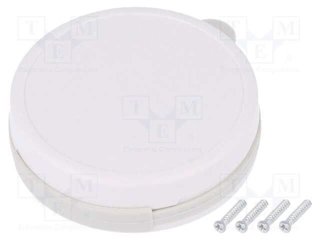 ASENNUSKOTELO - Z: 13MM - VAALEANHARMAA - VARREN KANSSA - Hälytyslaitteiden ja antureiden kotelot - SUI-TEK1A.30 - 1