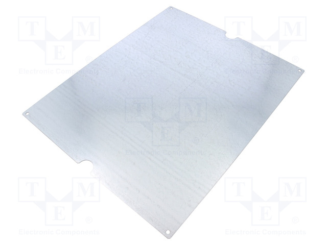 ASENNUSLEVY - TERÄS - W: 315MM - L: 383MM - PÄÄLLYSTE: SINKKI - Koteloiden lisätarvikkeet - TM3640 - 1