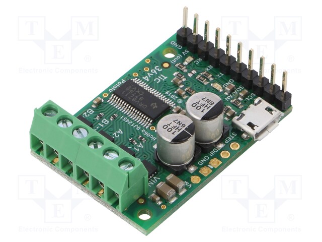 ASKELMOOTTORIN OHJAIN - DRV8711 - ANALOGINEN,I2C,PWM,RC,TTL,USB - Moottoreiden moduuliajurit - POLOLU-3140 - 1