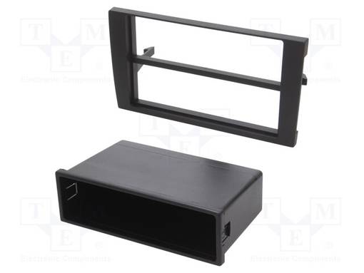 AUTORADION KEHYS - AUDI,SEAT - 2 DIN - MUSTA - Kehykset autoradioille - RAM-40.650 - 1
