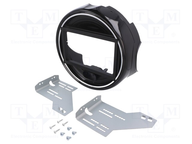 AUTORADION KEHYS - MINI - 2 DIN - MUSTA - Kehykset autoradioille - RAM-40.830 - 1