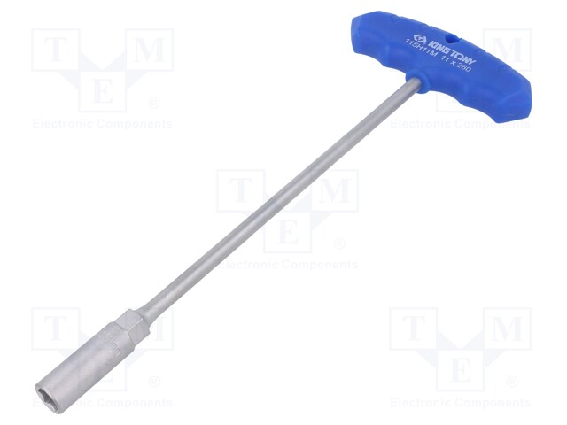 WRENCH: SOCKET SPANNER - 6-ANGLES - HEX 11MM - CHROM-VANADIUM STEEL - Hylsyavaimet - KT-115H11M-10 - 1