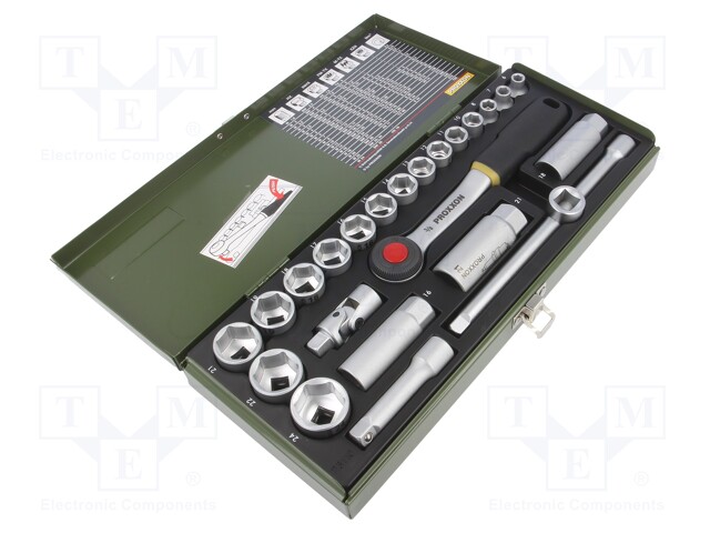 AVAINSARJA - 6-KULMA,HYLSY-3/8" - 24KPL - Hylsyavainsarjat - PR23110 - 1