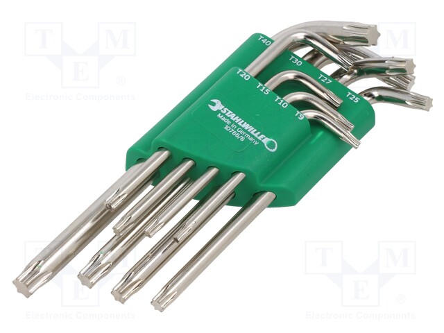 AVAINSETTI - TORX® - KROMI-VANADIINITERÄS - Kuusiokolo- ja TORX avaimet - ST-96432200 - 1