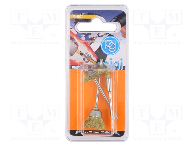 BRUSH SET - 2.35MM - 3PCS - BRASS - Poratarvikkeet - PG-M4070 - 1