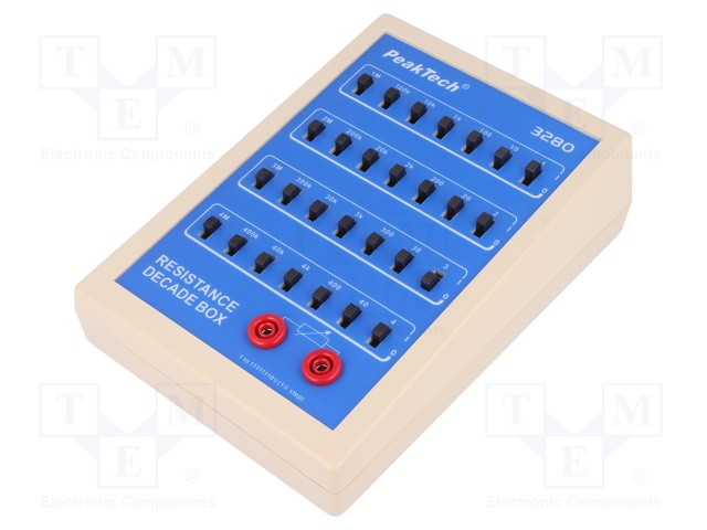 DEKADI: VASTUS-1÷11111110OHM - ARVOALUEIDEN LUKUMÄÄRÄ: 7 - Dekadit - PKT-P3280 - 1