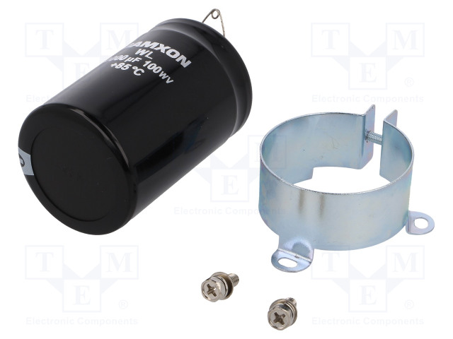 ELEKTROLYYTTIKONDENSAATTORI - 10000UF - 100VDC - Ruuvi- ja muut kondensaattorit - WL10000100 - 1