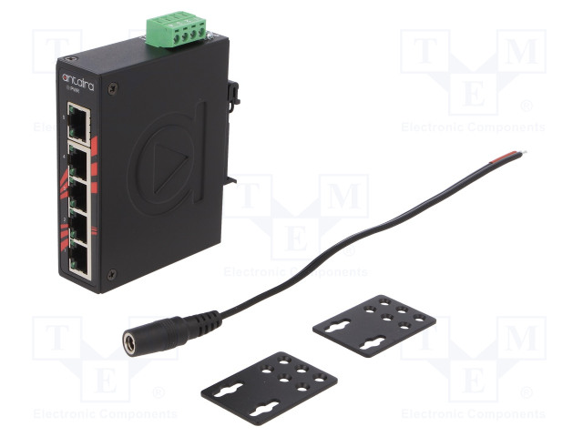 ETHERNET KYTKIN - PORTTIEN LUKU: 5 - 12÷48VDC - RJ45 - Teollisuusverkot - LNX-C500 - 1