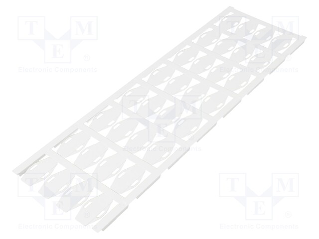 ETIKETTI - 7÷40MM - POLYAMIDI 66 - VALKOINEN - -40÷100°C - NIPPUSITEET - Kaapeleiden merkintä - WM-1852490000 - 1
