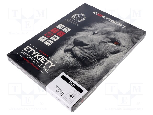 ETIKETTI - TARTTUVA - 70X37MM - 100KPL - Paperitarvikkeet - EMERSON-70X37100 - 1