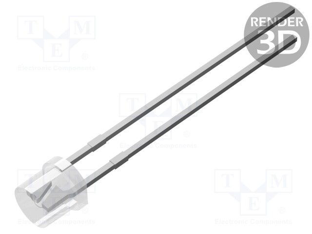 FOTOTRANSISTORI - THT - 70MW - 3MM - ?P MAX: 550NM - LINSSI: LÄPINÄKYVÄ - Fototransistorit - PT-IC-AC-3-PE-550 - 1