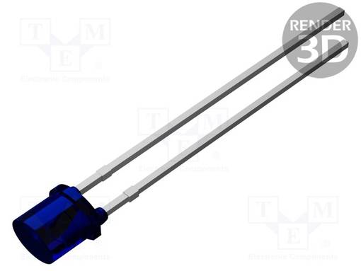 FOTOTRANSISTORI - THT - 70MW - 3MM - ?P MAX: 550NM - LINSSI: SININEN - Fototransistorit - PT-IC-BC-3-PE-550 - 1