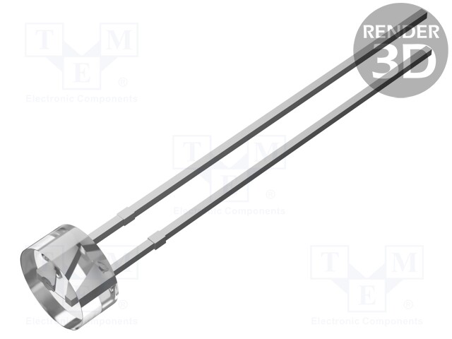 FOTOTRANSISTORI - THT - 70MW - 5MM - ?P MAX: 850NM - 30V - ?D: 400÷1100NM - Fototransistorit - PT-A4-AC-5-PN-850 - 1