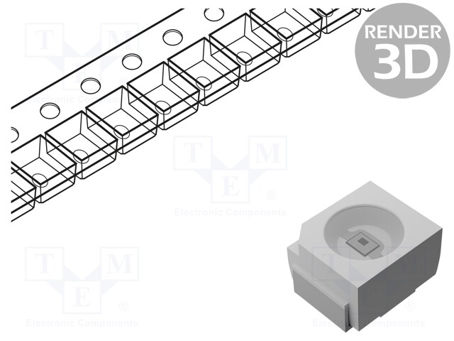 FOTOTRANSISTORI - SMD - 70MW - KOOT: 3,5X2,8X1,9MM - ?P MAX: 850NM - 30V - Fototransistorit - PT-A1-AC-3528-850 - 1