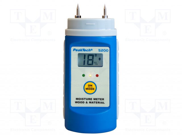 HYGROMETRI - LCD - 6÷60%RH - 6÷60%RH - 51X122X45MM - 2% - Kosteusmittarit - PKT-P5200 - 1