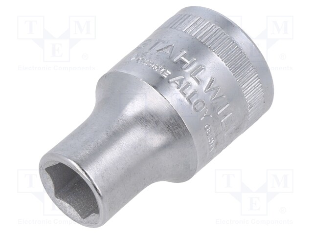 HYLSY - 6-KULMA,HYLSY-HEX 10MM - 1/2" - 38MM - KROMATTU TERÄS - Hylsyavaimet - ST-3030010 - 1