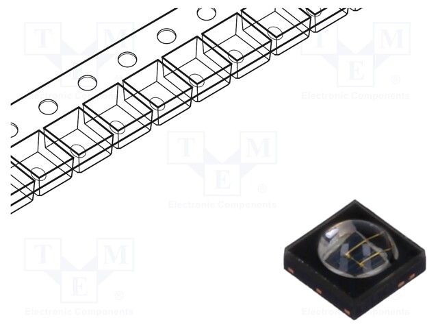 IR-LÄHETIN - 860NM - LÄPINÄKYVÄ - 1425MW - 60° - 2,8÷3,3VDC - SMD - 1000MA - IR LEDit - VSMA1085600 - 1