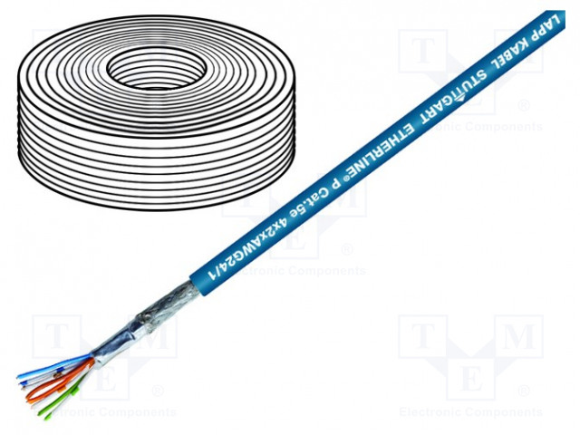 JOHTO - ETHERLINE® CAT.5E,SF/UTP - 2X2X24AWG - 5E - YKSISÄIKEINEN - CU - Teollisuuden Ethernet-kaapelit - ETH-2170280 - 1