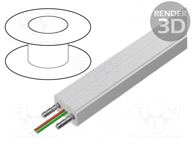 JOHTO: VALOKUITU - VC-DCY - KUIDUN TYYPPI: SMF G657A1 - PAKKAUS: 1KM - Valokuitukaapelit - FIBRAIN-CAB-010 - 1