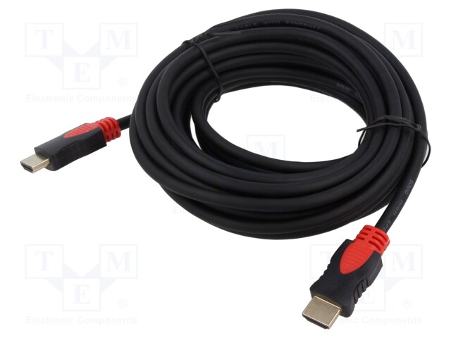 KAAPELI - HDMI-PISTOKE,MOLEMMIN PUOLIN - HDMI 2.0 - PIT: 7,5M - MUSTA - HDMI, DVI, DisplayPort johdot - SAVKABELCL-140 - 1