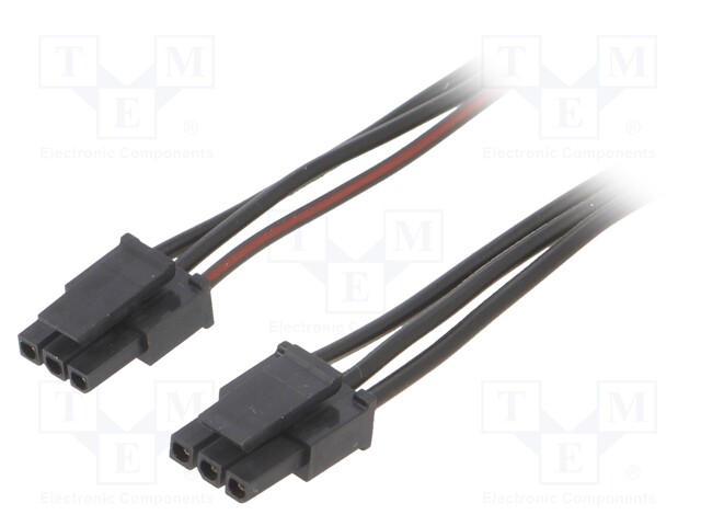 KAAPELI - NAARAS-NAARAS - PIN: 3 - 0,4M - 4A - ERISTYS: PVC - TLYP - 0,35MM2 - Moninapakaapelisarjat - KABX-3PFF-L400 - 1