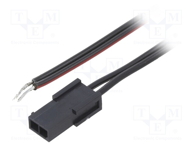 KAAPELI - UROS,JOHDOT - PIN: 2 - 0,25M - 4A - ERISTYS: PVC - TLYP - 0,35MM2 - Moninapakaapelisarjat - KABX-2PMS-L250 - 1