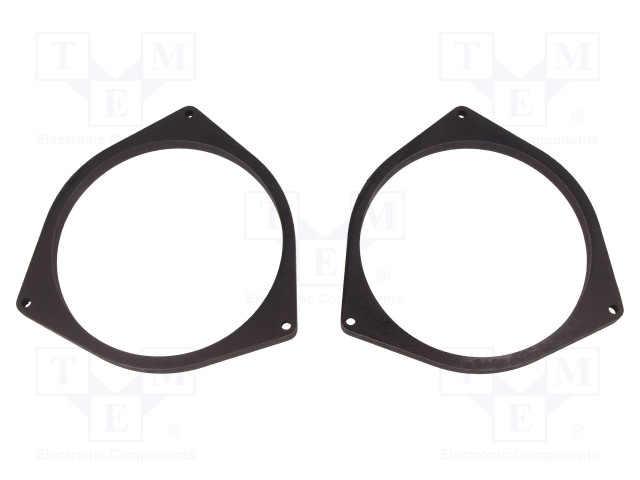 KAIUTTIMEN KOROKERENGAS - MDF - 165MM - AUDI - KYLLÄSTETTY - 2KPL - Kaiuttimen MDF soviterenkaat  - D.MDF.AUDI10 - 1