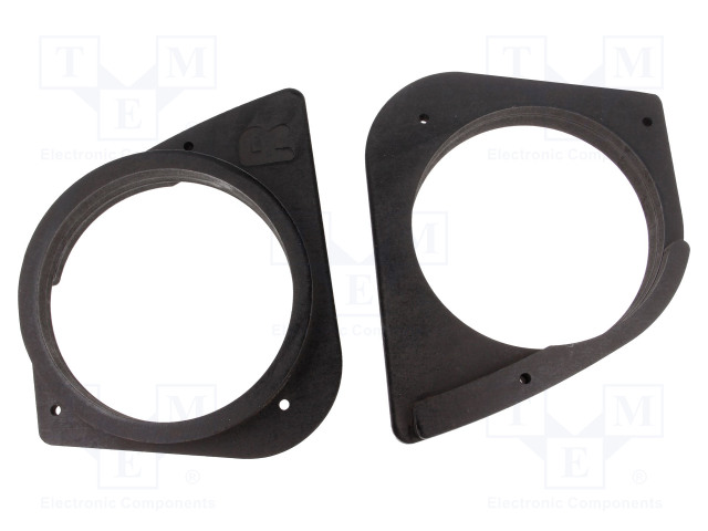 KAIUTTIMEN KOROKERENGAS - MDF - 165MM - BMW - KYLLÄSTETTY - 2KPL - Kaiuttimen MDF soviterenkaat - D.MDF.BMW10 - 1