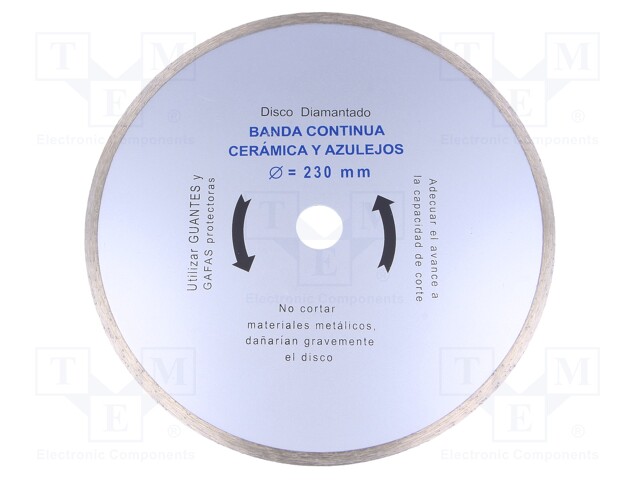 KATKAISULAIKKA - Ø: 230MM - GRANIITTIA - VARSI: ASENNUSAUKKO - 22MM - Katkaisu- ja hiomalaikat - MED.BC230 - 1