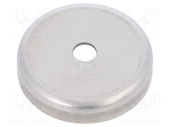 KESTOMAGNEETTI - KOVA FERRIITTI - 145N - Ø: 50MM - H: 10MM - Teollisuus magneetit - GN50.45-HF-50 - 1