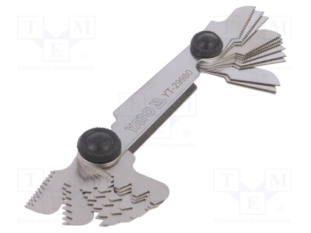 KIERREKAMPA - ALUE: 0,25÷6MM - METRISELLE KIERTEELLE - Vatupassit, vesivaa'at ja mitat - YT-29980 - 1