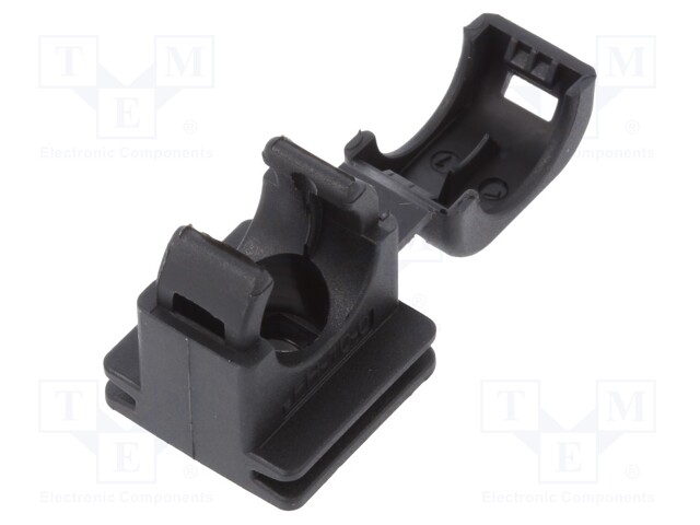 KIINNITYSPIDIN - POLYAMIDI 6 - BFH - MUSTA - KOKO: 10 - -40÷105°C - Punosten lisätarvikkeet - I-BFH-10-0 - 1