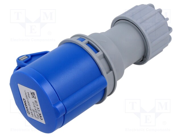 KOJELIITIN NAARAS - 16A - 230V - IEC 60309 - IP44 - AC liittimet ja rungot - QX-510 - 1