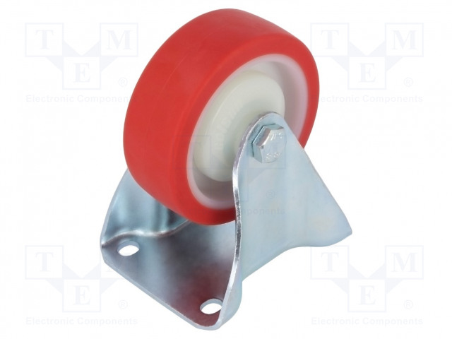 KULJETUSPYÖRÄ - Ø: 100MM - W: 30MM - H: 128MM - JÄYKKÄ - 250KG - Kuljetuspyörät - FTPU-1002-5000 - 1