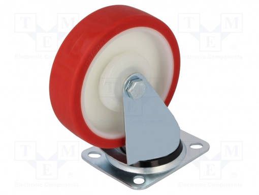 KULJETUSPYÖRÄ - Ø: 125MM - W: 30MM - H: 156MM - VÄÄNTÖ-150KG - Kuljetuspyörät - JPPU-1251-5100 - 1