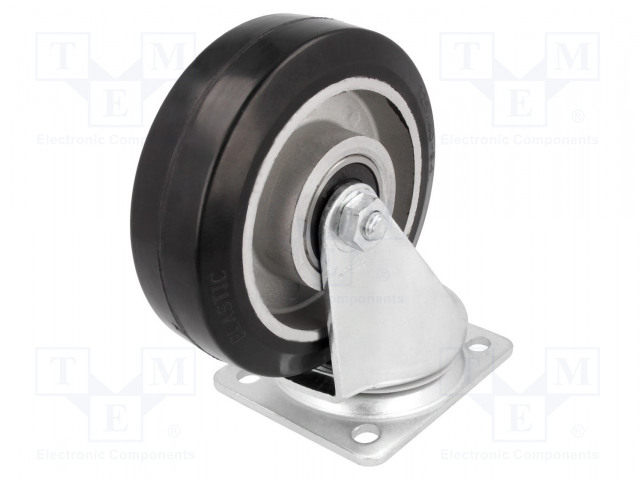 KULJETUSPYÖRÄ - Ø: 125MM - W: 38MM - H: 155MM - VÄÄNTÖ-200KG - Kuljetuspyörät - JTAB-1252-6150 - 1