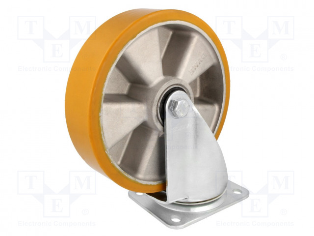 KULJETUSPYÖRÄ - Ø: 200MM - W: 50MM - H: 238MM - VÄÄNTÖ-500KG - Kuljetuspyörät - JTAU-2003-6440 - 1