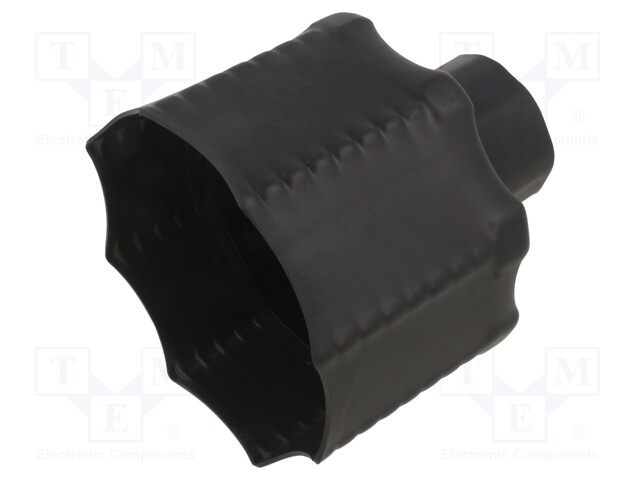 KUTISTUSLIITOS - 105/45MM - MUSTA - LIIT.MÄÄRÄ: 1 - Kutistemuovit - REC-90 - 1