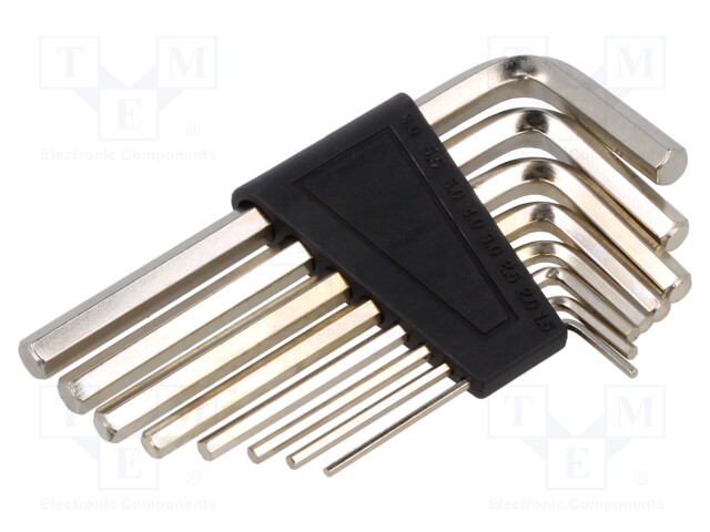 WRENCH: HEX KEY-SET - 8PCS. - Kuusiokolo- ja TORX avaimet - PG-946.00 - 1