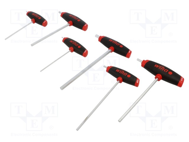WRENCH: HEX KEY-SET - KIND OF HANDLE: T - 6PCS. - Kuusiokolo- ja TORX avaimet - WIHA.45620 - 1
