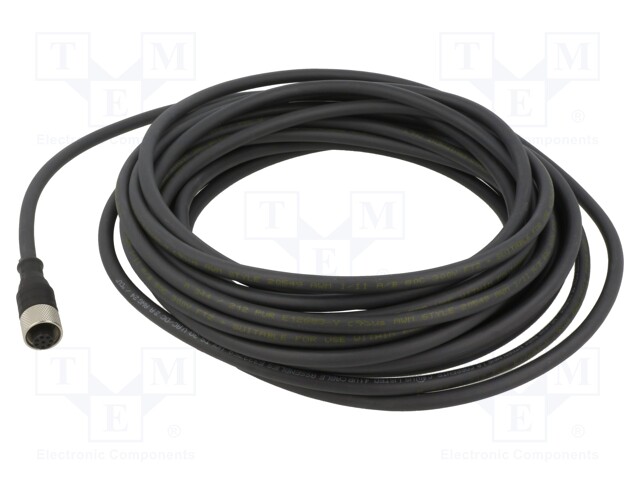 KYTKENTÄKAAPELI - M12 - PIN: 8 - SUORA PISTOKE - -5÷80°C - XZCP - Teollisuus anturikaapelit - XZCP29P11L10 - 1