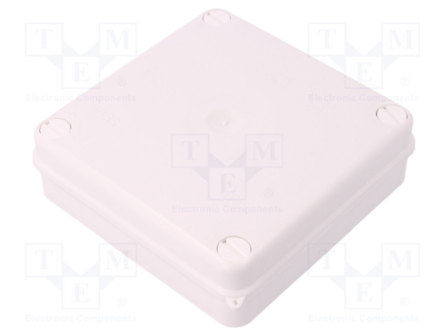 KYTKENTÄRASIA - X: 135MM - Y: 135MM - Z: 58MM - IP55 - VALKOINEN - Kytkentärasiat - EPN-0251-00 - 1