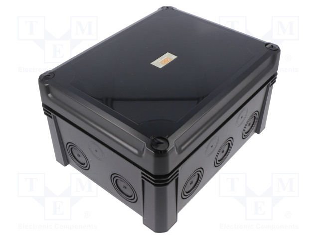 KYTKENTÄRASIA - X: 191MM - Y: 241MM - Z: 126MM - POLYKARBONAATTI - Kytkentärasiat - OBO-2005130 - 1