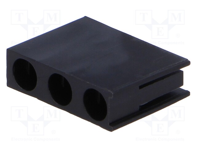 LED-DIODIN KOTELO - 3MM - POLYAMIDI - KULMAMALLI - MUSTA - UL94V-2 - LEDkaulukset - FIX-LED-330 - 1