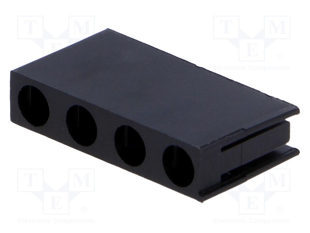 LED-DIODIN KOTELO - 3MM - POLYAMIDI - KULMAMALLI - MUSTA - UL94V-2 - LEDkaulukset - FIX-LED-340 - 1